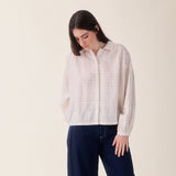 Women's Linen Binni Shirt - White Base