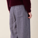 Women's Hemp/Cotton Leila Trousers - Railroad Stripe