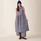 Women's Hemp/Cotton Robbie Dress - Railroad Stripe