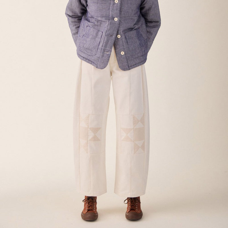 Women's Cotton Ini Patch Jeans - Oat Mix
