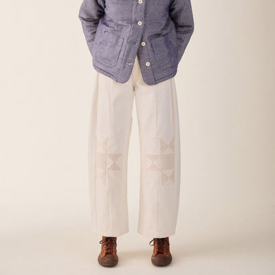 Women's Cotton Ini Patch Jeans - Oat Mix