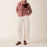 Women's Cotton Ini Patch Jeans - Oat Mix