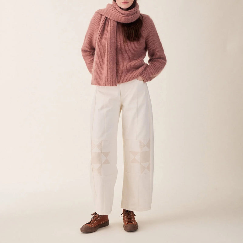 Women's Cotton Ini Patch Jeans - Oat Mix