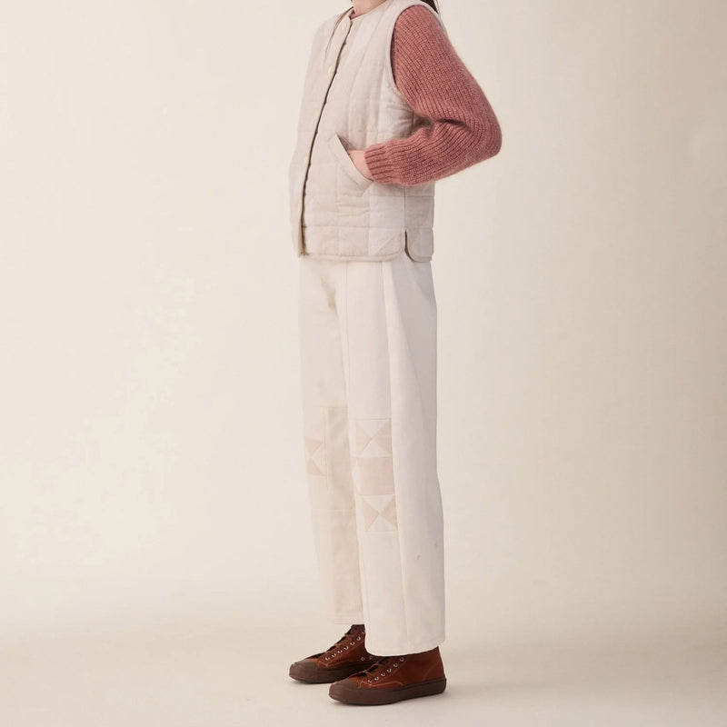 Women's Cotton Ini Patch Jeans - Oat Mix