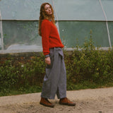 Women's Hemp/Cotton Leila Trousers - Railroad Stripe