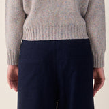 Women's Linen/Cotton Leila Trousers - Indigo Mix