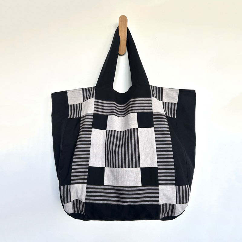 Women's Linen/Cotton Owl Bag - Patchwork Mix