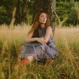 Women's Hemp/Cotton Robbie Dress - Railroad Stripe