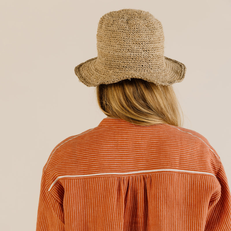 Women's Linen Willow Shirt - Brick