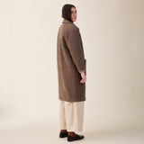 Women's Wool Bobby Coat - Brown Marl