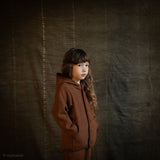 Baby & Kids Jacket - Boiled Merino Wool - Auburn