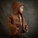 Baby & Kids Jacket - Boiled Merino Wool - Auburn