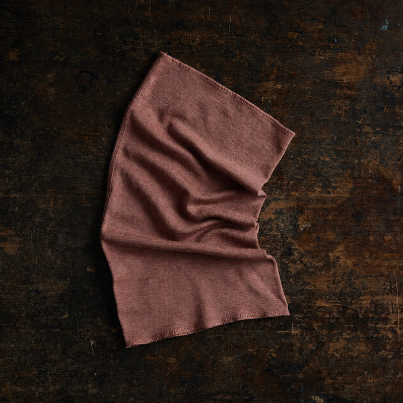 Coot Adults Snood  -  Merino Wool & Silk - Russet