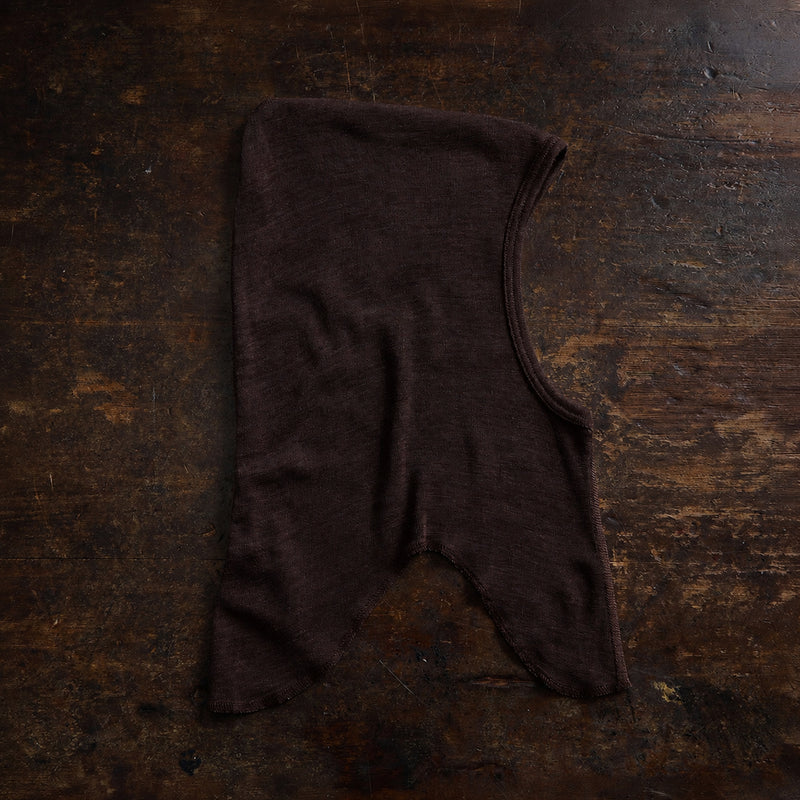 Darter Adults Balaclava - Merino Wool & Silk - Cacao