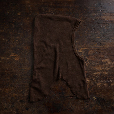 Darter Adults Balaclava - Merino Wool & Silk - Cacao