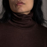 Auk Women's Top - Merino Wool & Silk - Cacao
