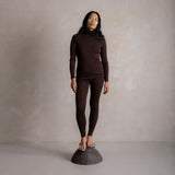 Auk Women's Top - Merino Wool & Silk - Cacao