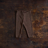 Finch Baby Leggings - Merino Wool & Silk - Cacao