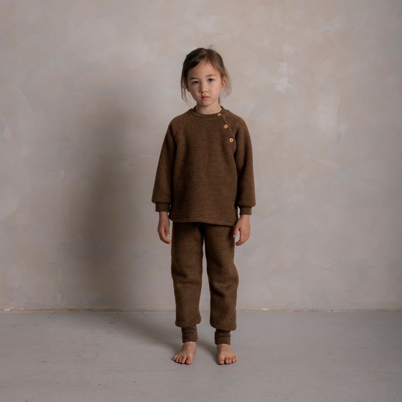 Barbet Baby & Kids Pants - Merino Wool Fleece - Sycamore