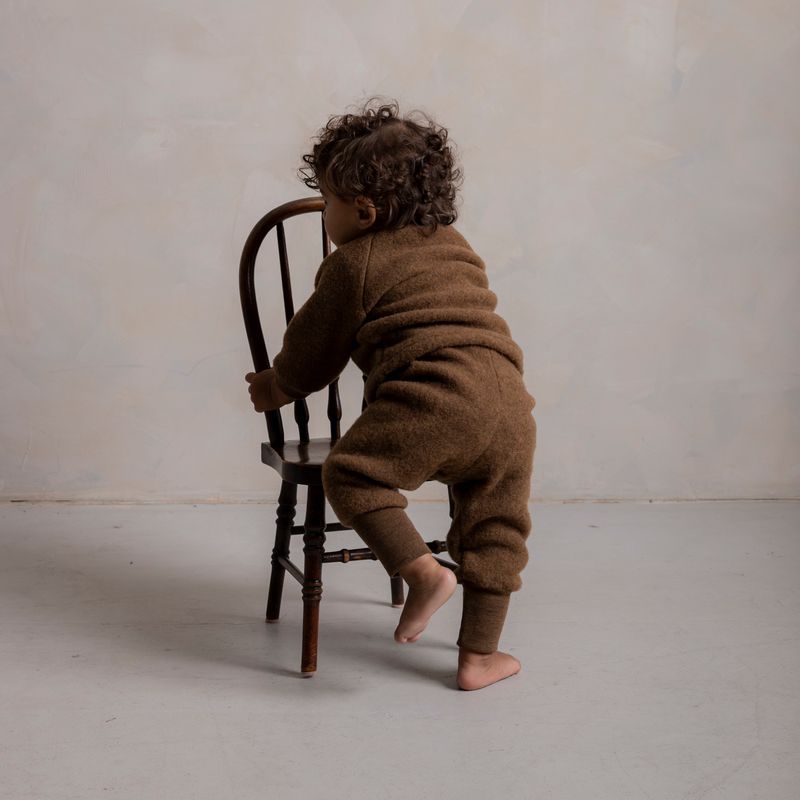 Barbet Baby & Kids Pants - Merino Wool Fleece - Sycamore