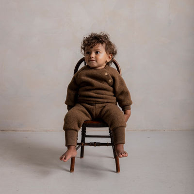 Barbet Baby & Kids Pants - Merino Wool Fleece - Sycamore