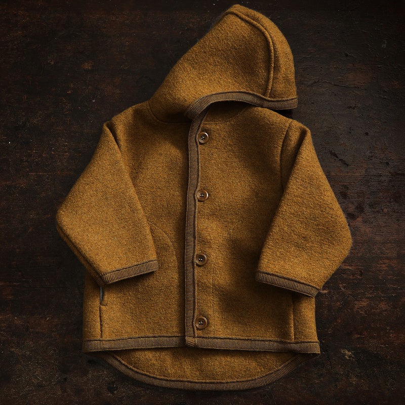 Bramble Baby & Kids Jacket  - Boiled Merino Wool - Copper