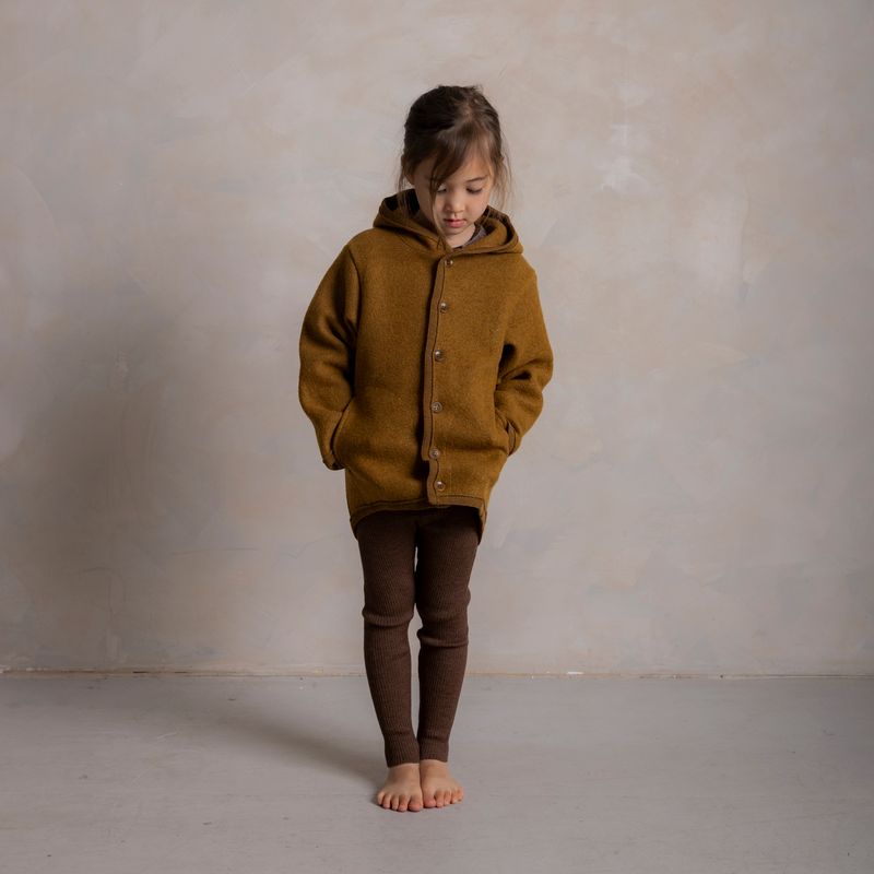 Bramble Baby & Kids Jacket  - Boiled Merino Wool - Copper