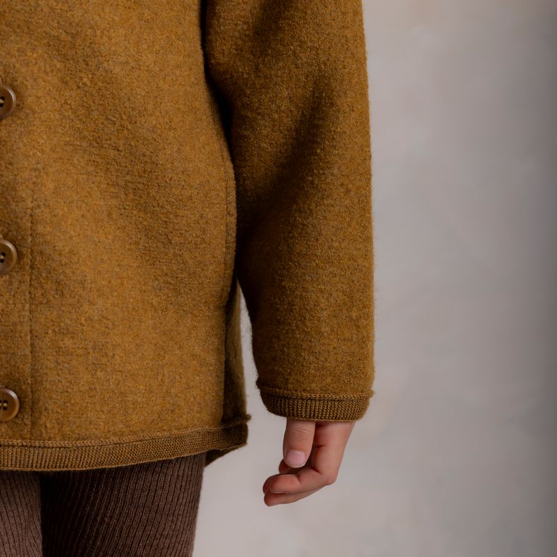 Bramble Baby & Kids Jacket  - Boiled Merino Wool - Copper