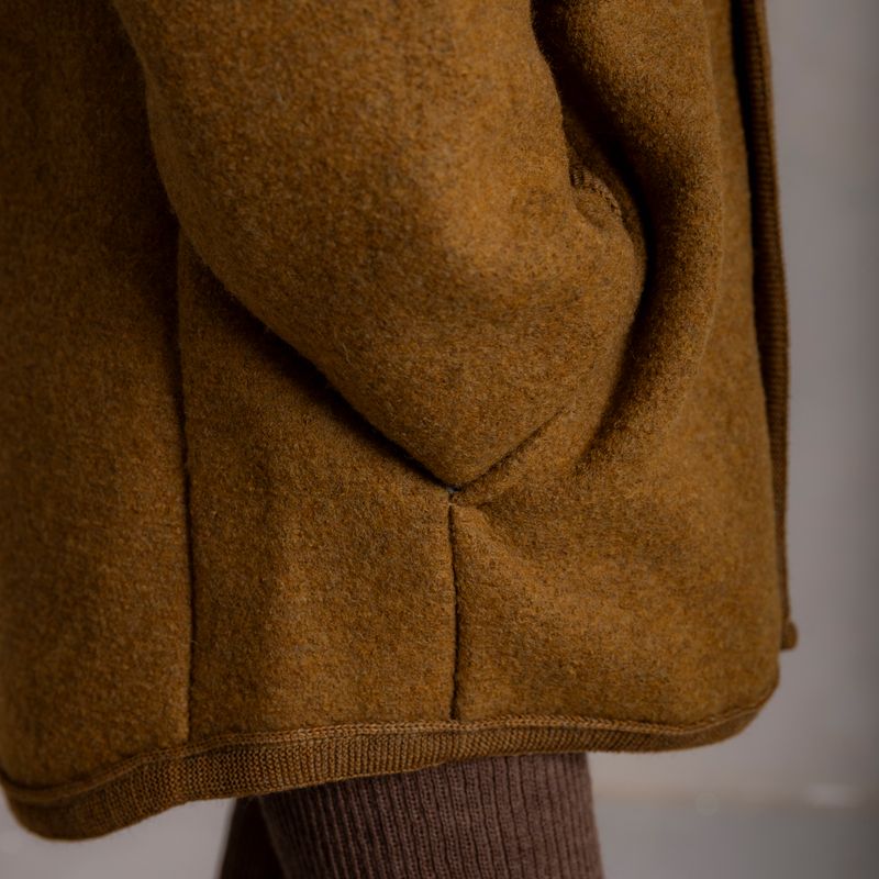 Bramble Baby & Kids Jacket  - Boiled Merino Wool - Copper
