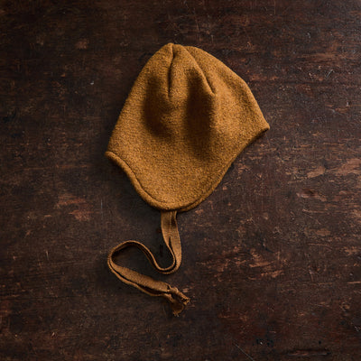 Strath Baby & Kids Hat - Boiled Merino Wool  - Copper