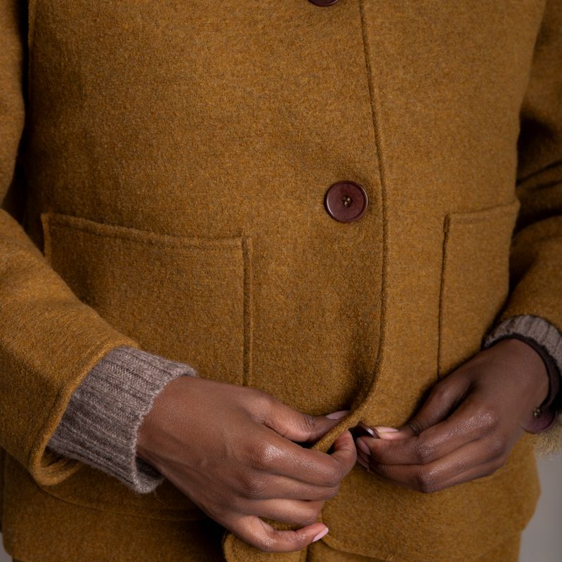Women's Creek II Jacket - Boiled Merino Wool  - Copper