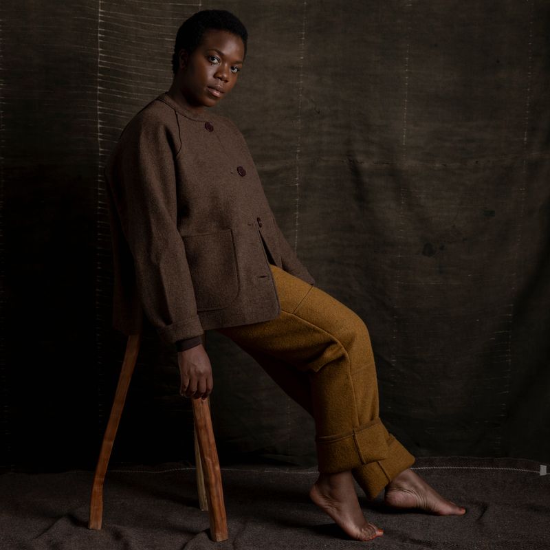 Women's Creek II Jacket - Boiled Merino Wool - Hazelnut