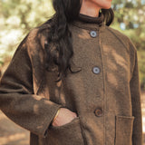 Women's Creek II Jacket - Boiled Merino Wool - Hazelnut