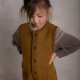 Earth Baby & Kids Playsuit - Boiled Merino Wool - Copper