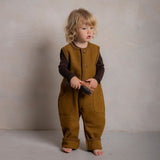 Earth Baby & Kids Playsuit - Boiled Merino Wool - Copper