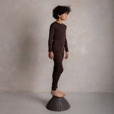 Finch Baby & Kids Leggings - Merino Wool & Silk - Cacao