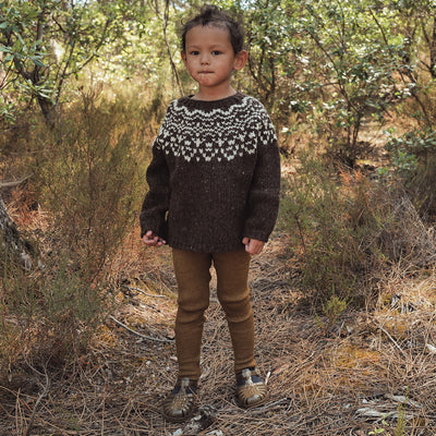 Frost Baby & Kids Light Weight Leggings/Trousers - Merino Wool - Copper