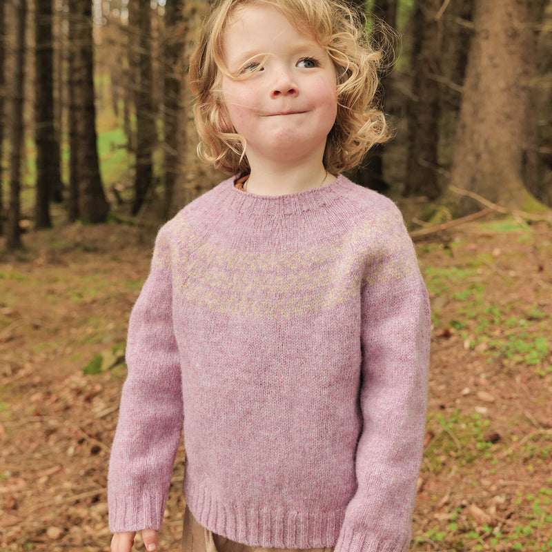 Garden Baby & Kids Sweater - Lambswool - Clematis
