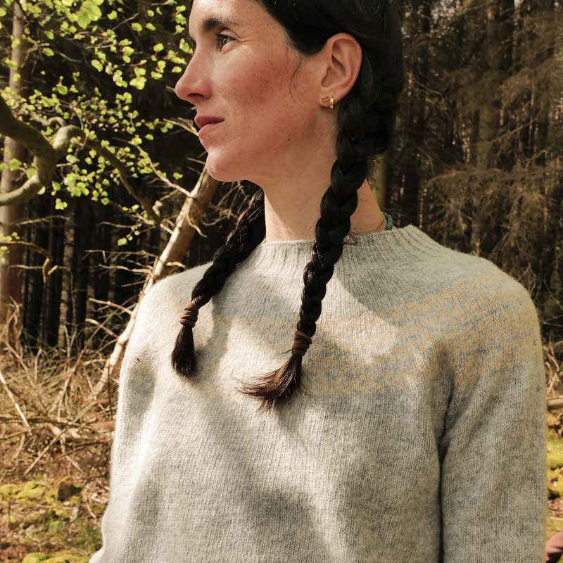 Garden Women's Sweater - Lambswool - Flint