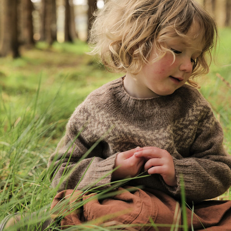 Garden Baby & Kids Sweater - Lambswool - Mouse