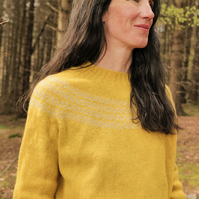 Garden Women's Sweater - Lambswool - Citrine
