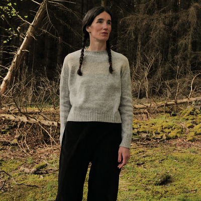Garden Women's Sweater - Lambswool - Flint