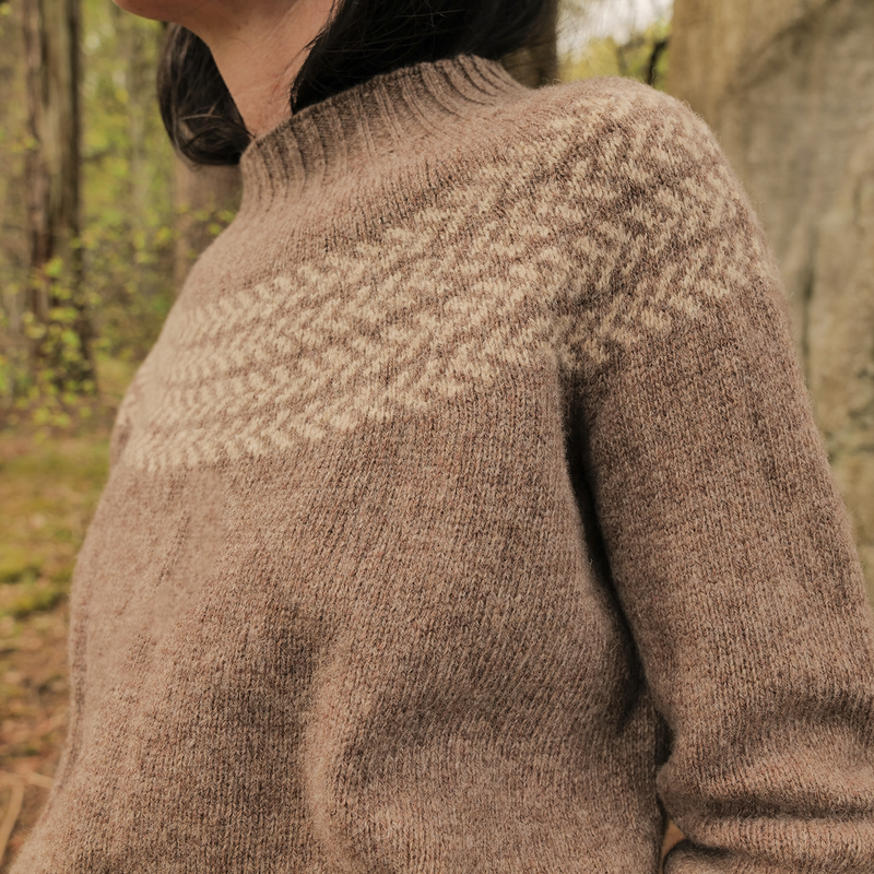Garden Women's Sweater - Lambswool - Mouse
