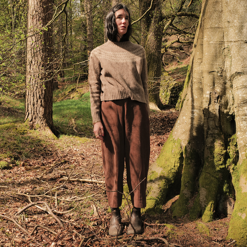 Garden Women's Sweater - Lambswool - Mouse