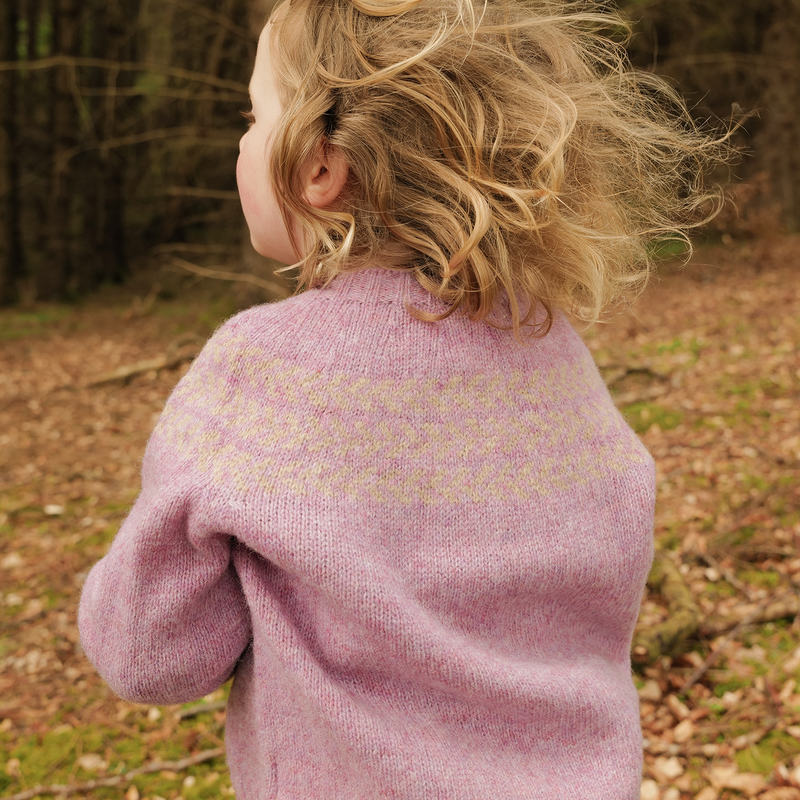 Garden Baby & Kids Sweater - Lambswool - Clematis