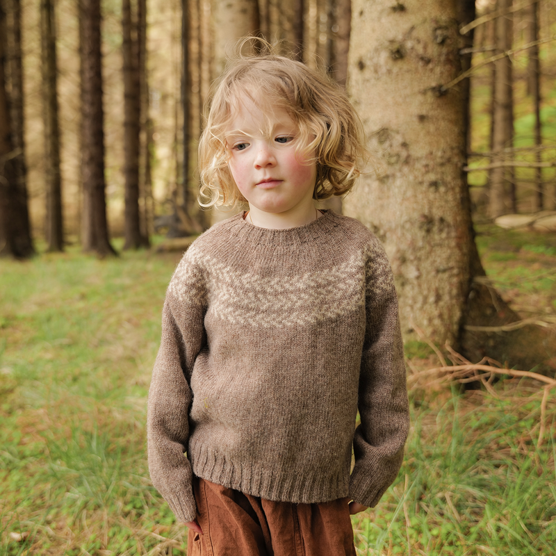 Garden Baby & Kids Sweater - Lambswool - Mouse