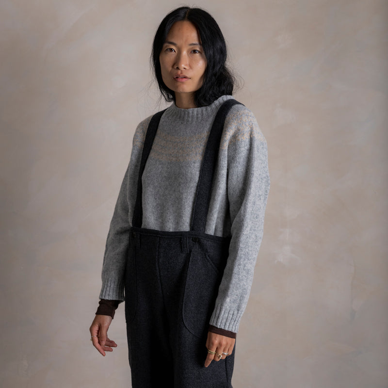 Garden Women's Sweater - Lambswool - Flint