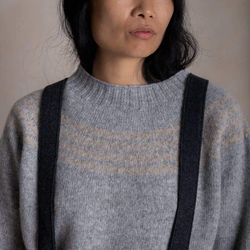 Garden Women's Sweater - Lambswool - Flint