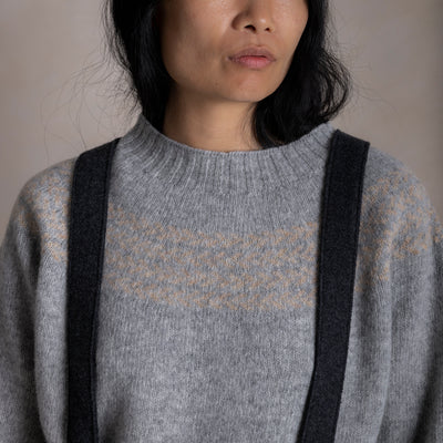 Garden Women's Sweater - Lambswool - Flint