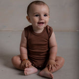 Gosling Baby Body - Merino Wool & Silk - Russet
